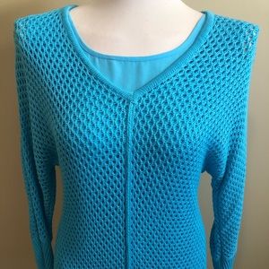 Chico’s turquoise sweater